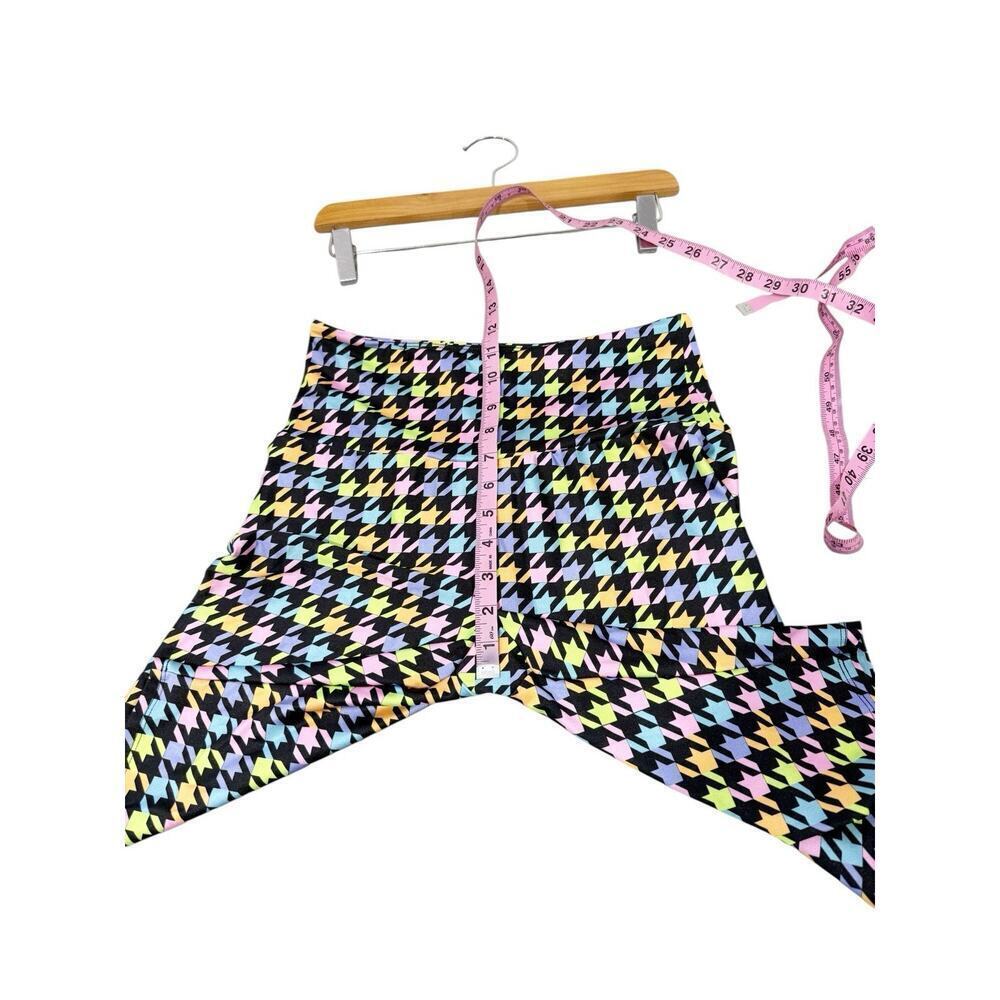 Womens Gold sheep Goldsheep Biker Compression Shorts Houndstooth Spandex XL‎ - Picture 6 of 7